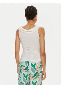 JJXX Bluzka Saga 12273790 Biały Slim Fit. Kolor: biały. Materiał: syntetyk