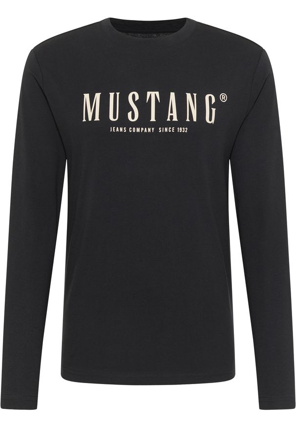 Męski Longsleeve Mustang Style Asheville Jet Black 1016873 4188. Długość rękawa: długi rękaw