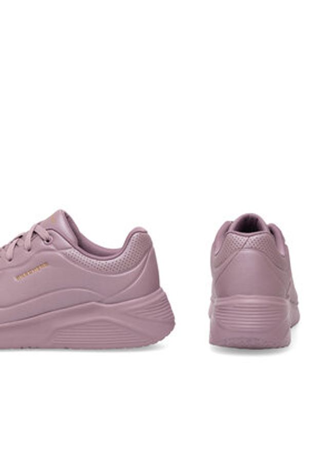 skechers - Skechers Sneakersy Uno Light 8750063/DKMV Różowy. Kolor: różowy. Materiał: skóra
