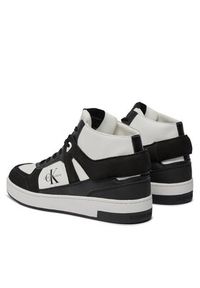 Calvin Klein Jeans Sneakersy Basket Cupsole Mid Lth Ml Fad YM0YM00883 Biały. Kolor: biały #7