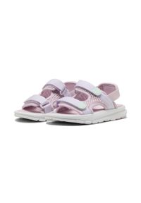 Puma - Dziecięce sandały PUMA Evolve PUMA. Kolor: fioletowy. Materiał: tkanina