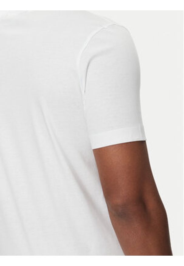 BOSS T-Shirt H-Tessler 17 50523931 Biały Slim Fit. Kolor: biały. Materiał: bawełna