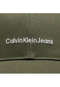 Calvin Klein Jeans Czapka z daszkiem Institutional Cap K50K510062 Khaki. Kolor: brązowy. Materiał: bawełna #3
