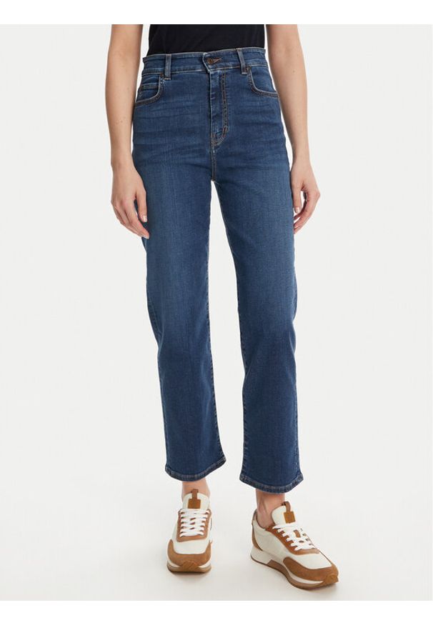 Weekend Max Mara Jeansy Cesy 2425186031 Niebieski Tapered Leg. Kolor: niebieski