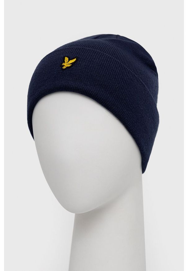 Lyle & Scott - Czapka. Kolor: niebieski