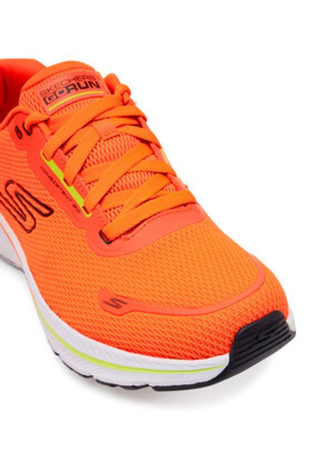 skechers - Skechers Buty do biegania GO RUN Consistent 2.0 - Flight Crew 220879/ORG Pomarańczowy. Kolor: pomarańczowy. Materiał: materiał. Sport: bieganie