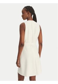 Hugo - HUGO Sukienka koktajlowa Kidenna 50559186 Écru Regular Fit. Kolor: kremowy. Materiał: syntetyk. Styl: wizytowy #2