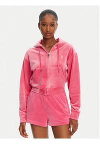 Juicy Couture Bluza Iccle JCWAS125308 Różowy Loose Fit. Kolor: różowy. Materiał: syntetyk #3