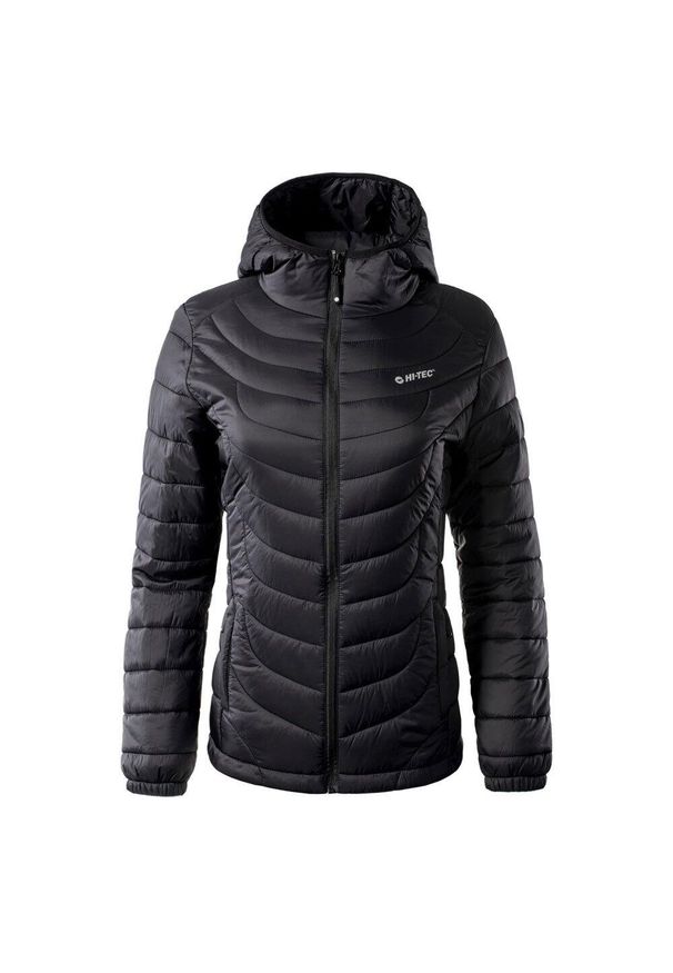 Hi-tec - Kurtka Ocieplana Damska Lady Neva. Kolor: czarny. Materiał: puch. Sport: turystyka piesza