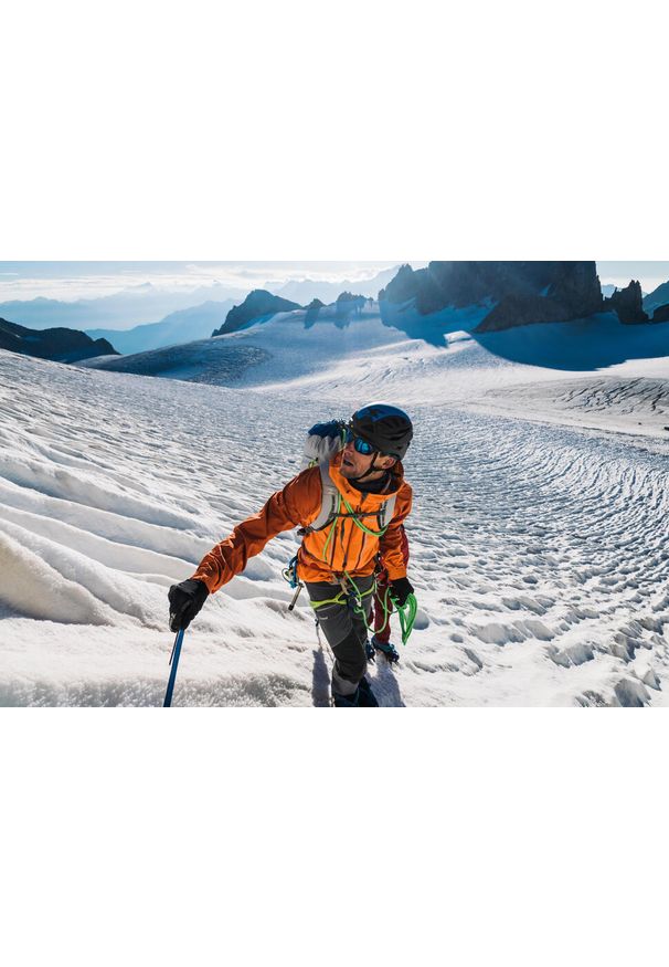 SIMOND - Kurtka alpinistyczna męska Simond Alpinism Light. Kolor: pomarańczowy. Materiał: materiał, poliester. Sport: wspinaczka