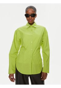 Hugo Koszula Ezrya 50506844 Zielony Regular Fit. Kolor: zielony. Materiał: bawełna