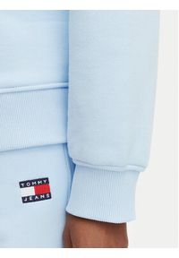 Tommy Jeans Bluza DW0DW17325 Niebieski jasny Regular Fit. Kolor: niebieski. Materiał: bawełna #4