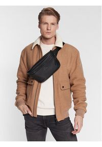Armani Exchange Saszetka nerka 952398 CC830 00020 Czarny. Kolor: czarny. Materiał: skóra