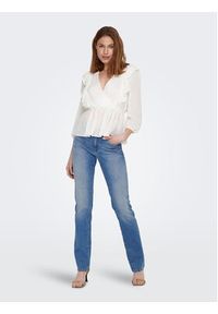 only - ONLY Jeansy Alicia 15258103 Niebieski Straight Fit. Kolor: niebieski #4