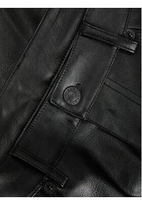 JJXX Spodnie z imitacji skóry Kenya 12201557 Czarny Regular Fit. Kolor: czarny. Materiał: syntetyk, skóra