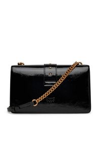Pinko - PINKO Torebka Love One Light Cl PE 25 PLTT 105313 A1UV Czarny. Kolor: czarny. Materiał: skórzane, lakierowane #5