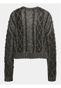 BDG Urban Outfitters Sweter Cropped Acid Cable 77097343 Szary Cropp Fit. Kolor: szary. Materiał: syntetyk #3
