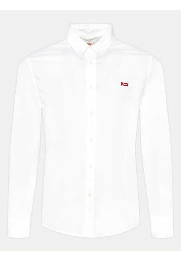 Levi's® Koszula Housemark A7226-0000 Biały Slim Fit. Kolor: biały. Materiał: bawełna