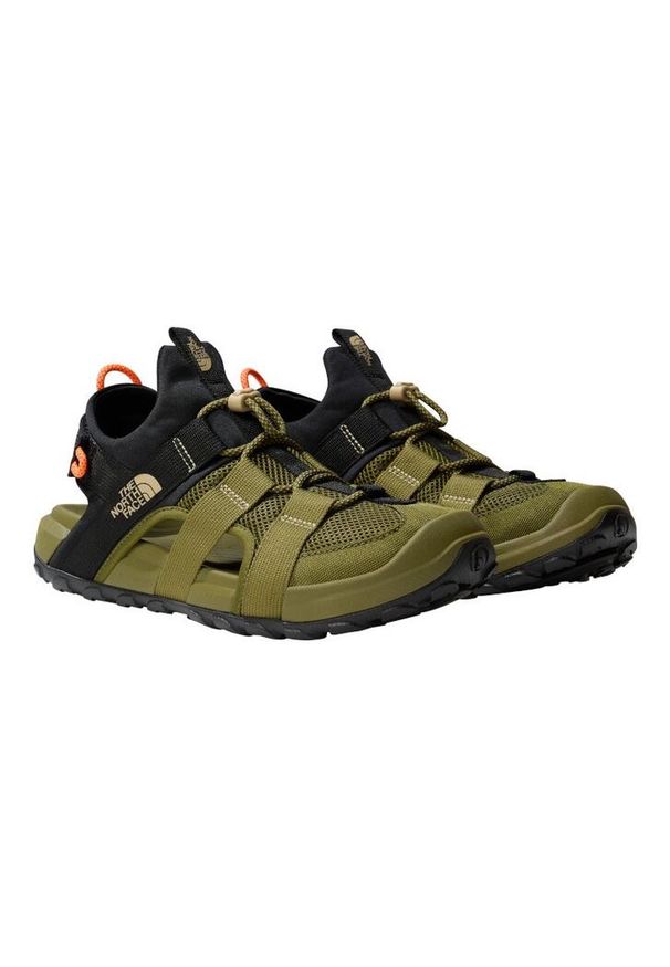 Sandały turystyczne męskie The North Face M Explore Camp Sandal. Kolor: zielony. Sport: turystyka piesza