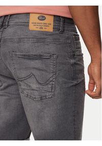 Petrol Industries Szorty jeansowe M-1040-SHO002 Szary Slim Fit. Kolor: szary. Materiał: bawełna