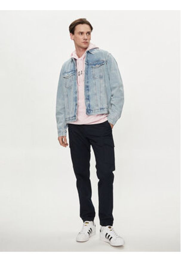 GAP - Gap Kurtka jeansowa 819666-00 Niebieski Regular Fit. Kolor: niebieski. Materiał: bawełna