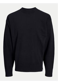 Jack & Jones - Jack&Jones Sweter Collective 12251556 Czarny Relaxed Fit. Kolor: czarny. Materiał: syntetyk #3