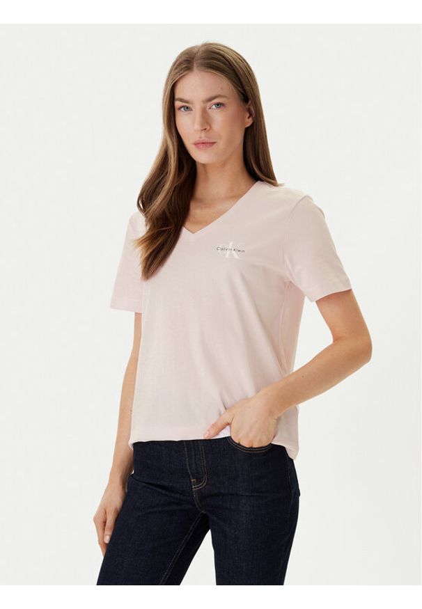 Calvin Klein Jeans Komplet t-shirtów LV047C906G Kolorowy Regular Fit. Materiał: bawełna. Wzór: kolorowy