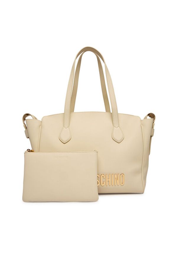 Love Moschino - LOVE MOSCHINO Torebka JC4243PP0OKD0110 Biały. Kolor: biały. Materiał: skórzane