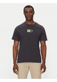 Element T-Shirt ELYZT00492 Czarny Regular Fit. Kolor: czarny. Materiał: bawełna