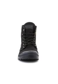 Buty sportowe Sneakersy unisex, Palladium Pampa Hi HTG Supply. Wysokość cholewki: za kostkę. Zapięcie: sznurówki. Kolor: czarny. Materiał: guma, materiał, syntetyk. Szerokość cholewki: normalna. Sport: turystyka piesza