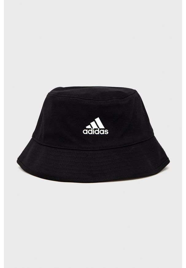 Adidas - adidas kapelusz bawełniany H36810.M kolor czarny. Kolor: czarny. Materiał: bawełna