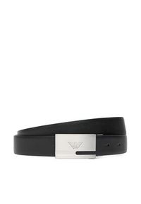 Emporio Armani Pasek Męski Y4S498 YLP4E 81285 Granatowy. Kolor: niebieski. Materiał: skóra
