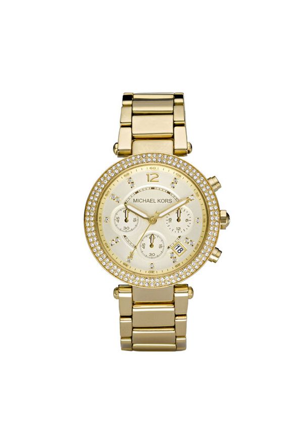 Michael Kors Zegarek Parker MK5354 Złoty. Kolor: złoty