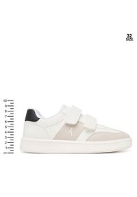 Calvin Klein Sneakersy Low Cut Velcro V1X9-83277-1269 S Biały. Kolor: biały. Materiał: skóra #8