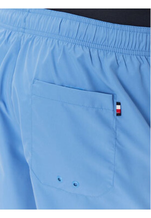 TOMMY HILFIGER - Tommy Hilfiger Szorty kąpielowe UM0UM03489 Niebieski Regular Fit. Kolor: niebieski. Materiał: syntetyk