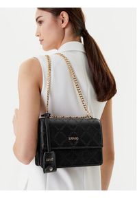 Liu Jo Torebka Ecs M Crossbody AF5055 E0538 Czarny. Kolor: czarny. Materiał: skórzane #3