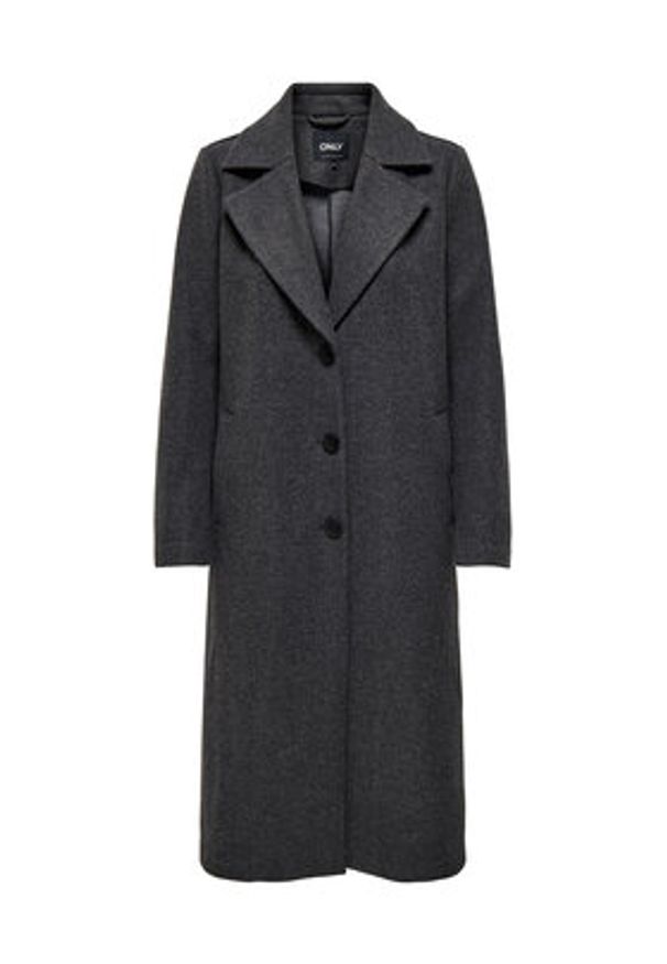 only - ONLY Płaszcz przejściowy Emma 15313657 Szary Regular Fit. Kolor: szary. Materiał: syntetyk