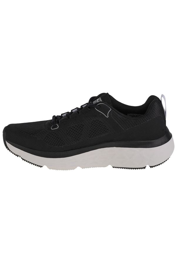 skechers - Buty do biegania męskie, Skechers Max Cushioning Delta. Kolor: czarny. Materiał: materiał, syntetyk, tkanina