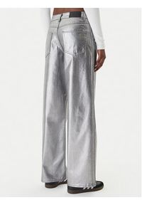 Adidas - adidas Jeansy Firebird KD2922 Srebrny Loose Fit. Kolor: srebrny #7