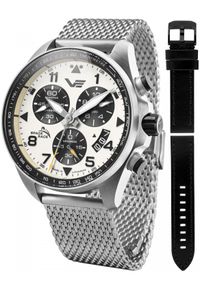 Zegarek męski Vostok Europe 6S30-325A743B srebrny. Kolor: srebrny #1