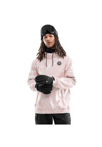 SIROKO - Kurtka snowboardowa męska W1 Tibet. Kolor: różowy. Materiał: softshell, materiał. Sezon: zima. Sport: snowboard #1