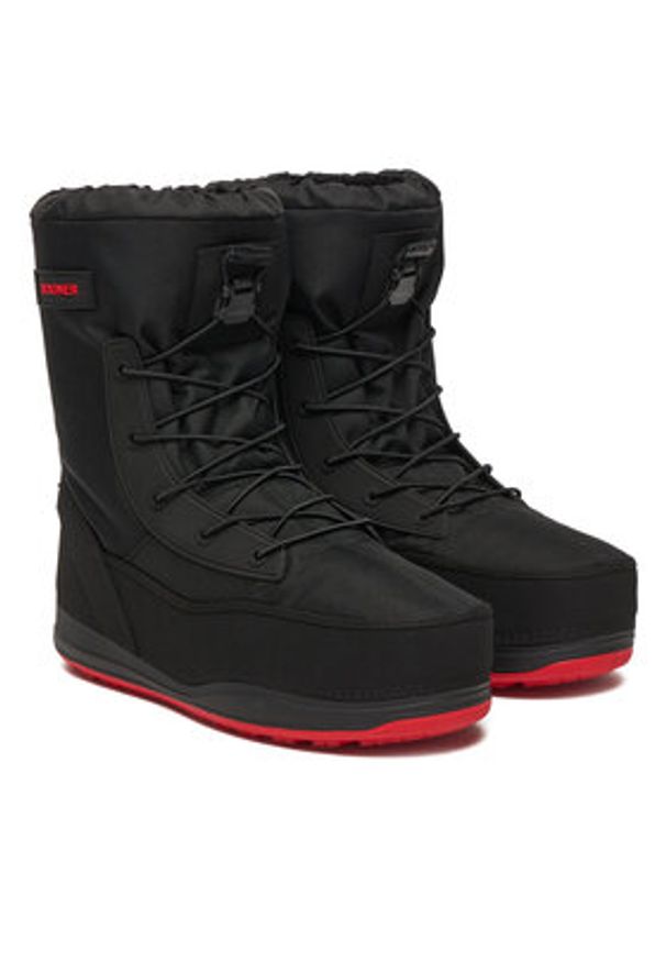 Bogner Śniegowce Laax 9 32547544 Czarny. Kolor: czarny. Materiał: skóra