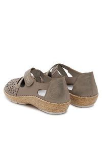 Rieker Półbuty CEO-44856-64 Beżowy. Kolor: beżowy. Materiał: skóra #6