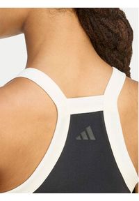 Adidas - adidas Top Seasonal Essentials Colorpop KC3936 Czarny Slim Fit. Kolor: czarny. Materiał: bawełna #3