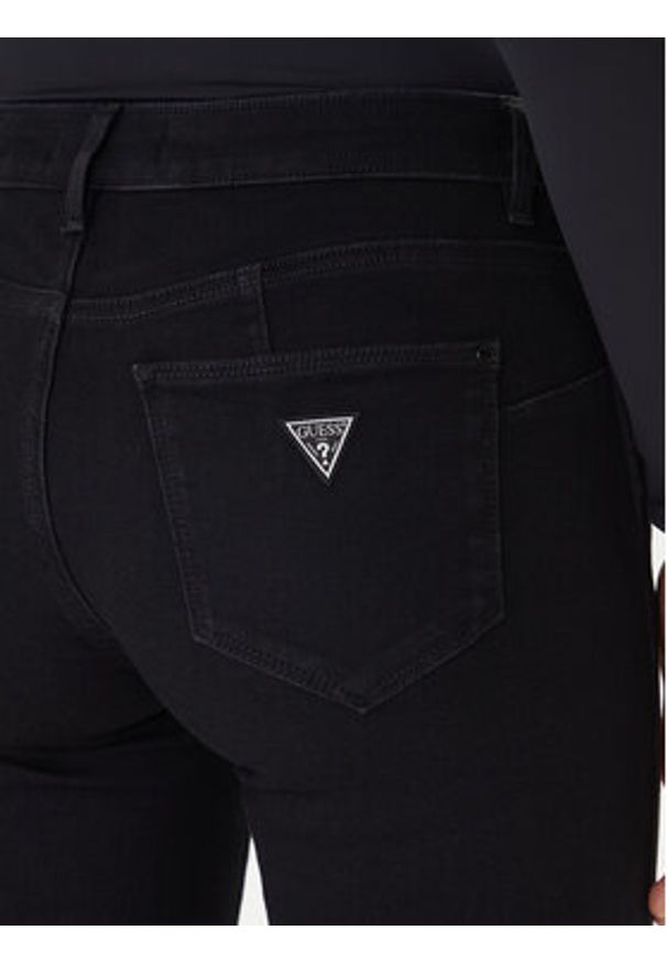 Guess Jeansy Curve X. W2YAJ2 D4PZ1 Czarny Skinny Fit. Kolor: czarny
