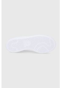 adidas Originals Buty dziecięce Stan Smith GW8158 kolor biały. Nosek buta: okrągły. Zapięcie: sznurówki. Kolor: biały. Materiał: guma. Model: Adidas Stan Smith #3