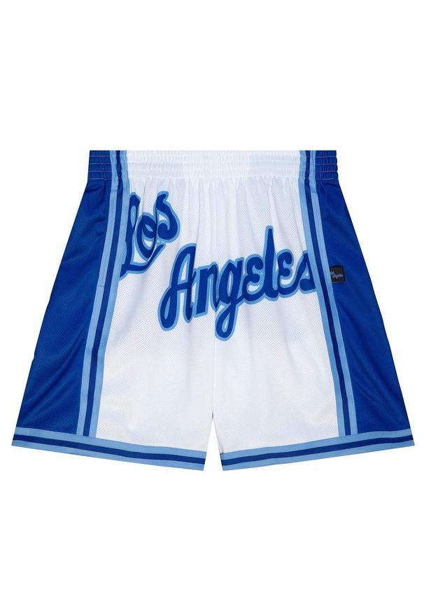 Mitchell & Ness - Szorty Los Angeles Lakers NBA Blown Out Fashion. Kolor: biały. Sport: koszykówka