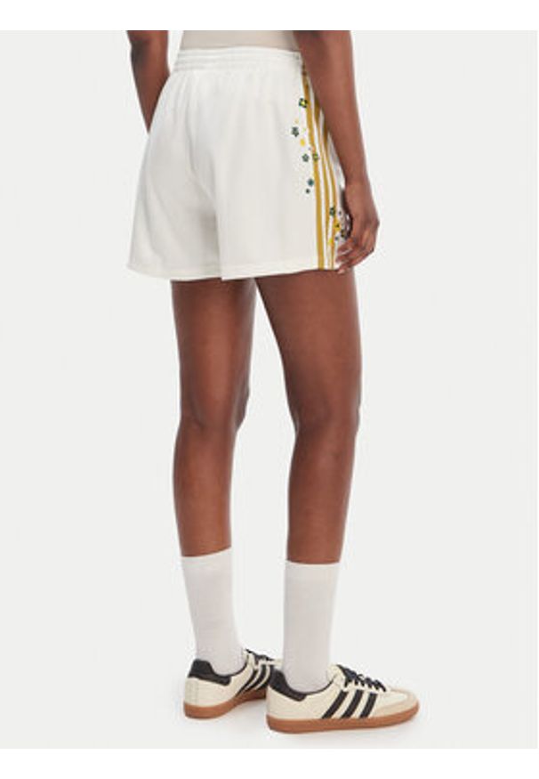 Adidas - adidas Szorty sportowe Liberty London Firebird KE3663 Biały Loose Fit. Kolor: biały. Materiał: syntetyk