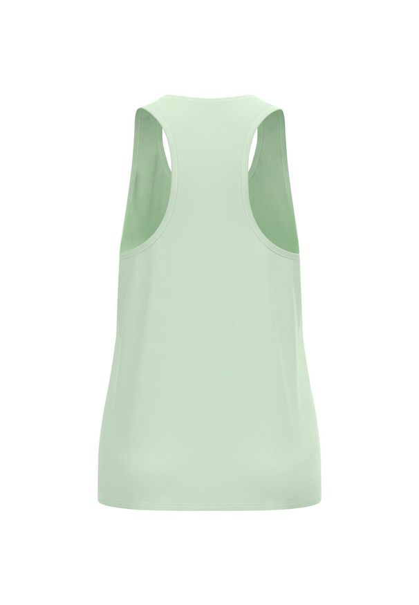 Bluza damska Odlo ESSENTIAL Tank crew neck. Kolor: zielony. Długość rękawa: bez rękawów. Sport: bieganie