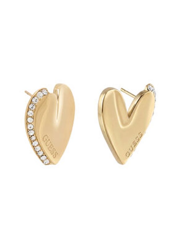 Guess Kolczyki JUBE06 089JW Złoty. Materiał: ze stali, ze stali nierdzewnej. Kolor: złoty